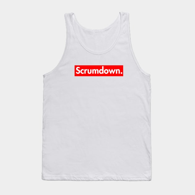 Scrumdown. Tank Top by Mutant Athletics